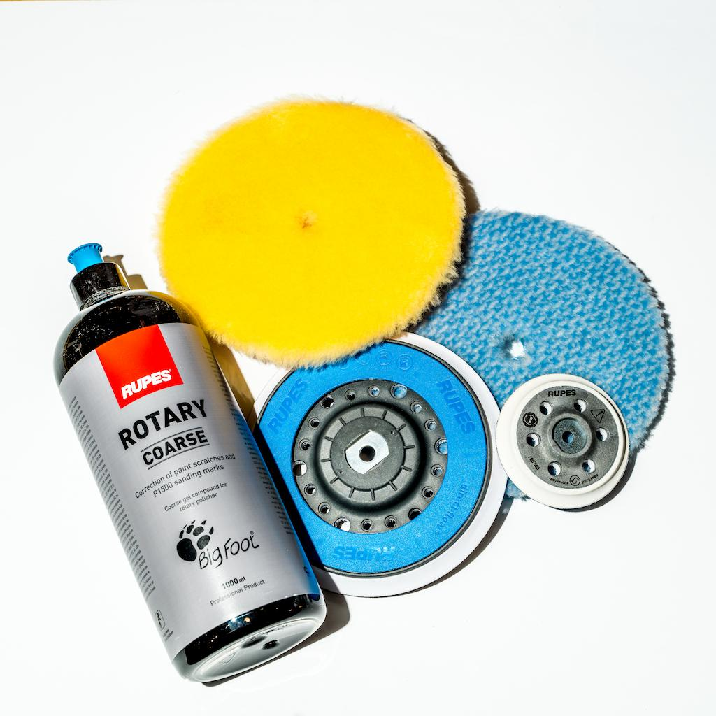Rupes Polishers, Compounds, Pads